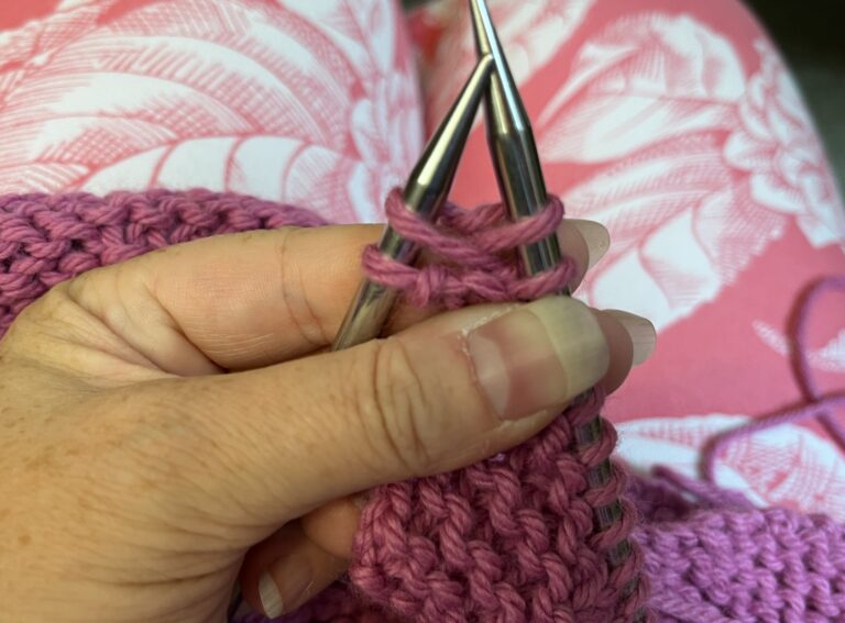 Knit Through Back Loop